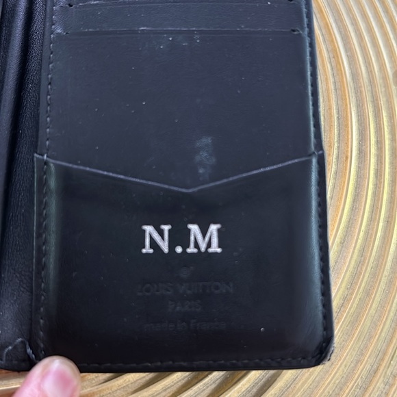 LOUIS VUITTON Black Monogrammed Card Holder - Picture 3 of 4